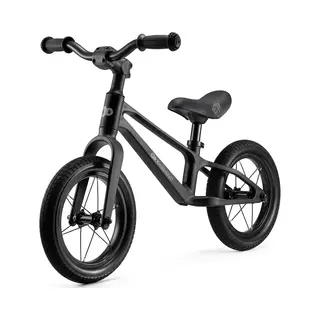 Kinderkraft Eter Loopfiets - Voor Kinderen Vanaf 2 Jaar Tot 35 Kg - Verstelbaar Zadel, 12" Pu-wielen En Eco-Leren Zitting - Zwart