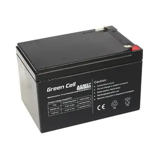 Green Cell Agm Battery 12V 12Ah - Batterie - 12.000 mAh Sealed Lead Acid (Vrla)