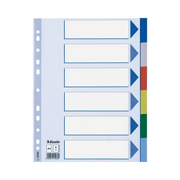 Esselte tabblad, Pp, A4 thumbnail