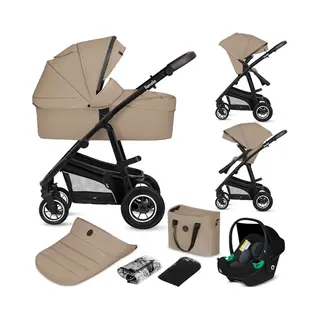 Lionelo Kombi-Kinderwagen Bianka 3 In 1, (Set 3in1), Erschwinglicher, Hochwertiger Kinderwagen