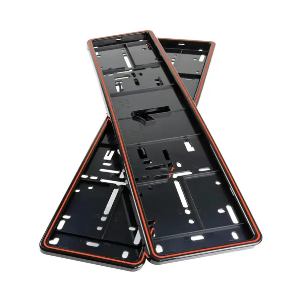 Alti Giri Mono Premium Kentekenplaathouders - Rode Stijl - 2 Stuks thumbnail