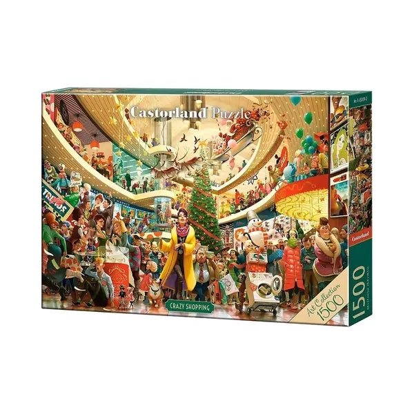 Castorland Art Collection - Shopping-Rummel 1500 Teile Puzzle Castorland-152179 thumbnail