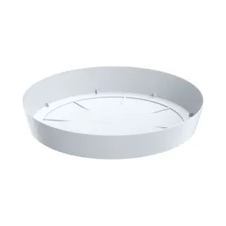 Prosperplast Opvangschaal/onderschaal Voor Bloempot/plantenpot - Wit - Rond - Dia 19 Cm