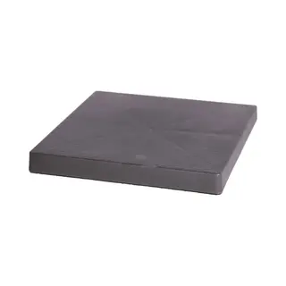 Prosperplast Plantenonderzetter/multiroller - Vierkant - Antraciet - Kunststof - 30 Cm