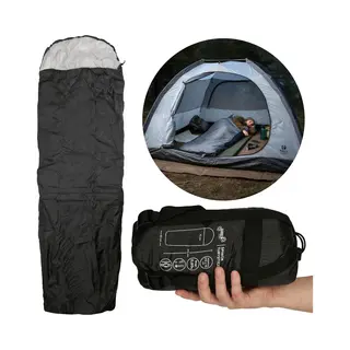 sarcia.eu Waterdichte Toeristische Slaapzak, Eenpersoonsslaapzak Met Capuchon, Lichtgewicht 215x75 Cm