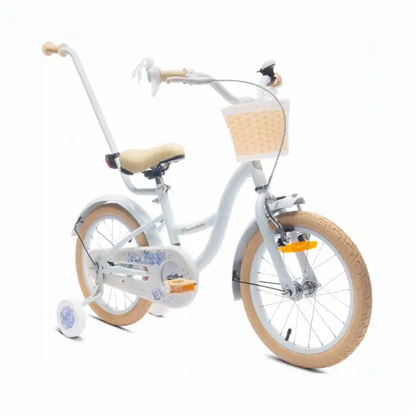 Sun Baby Mädchenfahrrad 16 Zoll Radgröße Flower Bike Zur Auswahl, Mit Abnehmbarer Schubstange, Kinderfahrrad Für Mädchen Von 2 Bis 6 Jahre thumbnail
