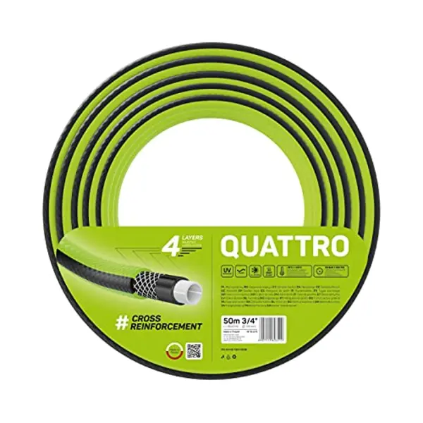 Tuinslang Cellfast Quattro 3/4 - 50m / 4 Lagen Gevlochten Kruisen thumbnail