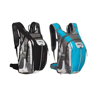 Nils Camp Fahrradrucksack Outdoorrucksack Travelrucksack Rucksack Blau Adventure 25L, Viel Stauraum, Extra Helmaufbewahrung