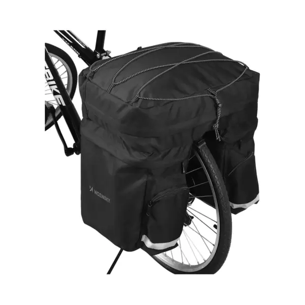 Wozinsky WBB13BK Zadel Fietstas 60 l Polyester Zwart thumbnail