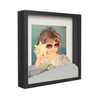 Art & Bd Bd Art 3D Shadow Box Serie - Fotolijst - 23x23cm - Zwart - Fsc-Gecertificeerd