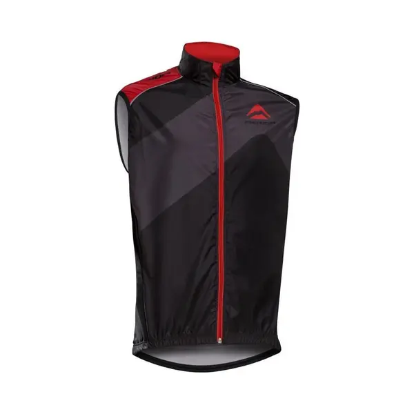 Merida Windstopper Bodywarmer Zwart/rood Xs thumbnail