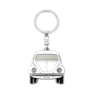 Brisa Vw Collection - Volkswagen Emaillierter Metall Schlüssel-Anhänger-Ring Schlüsselbund-Accessoire Keyholder Im Käfer/Beetle Design