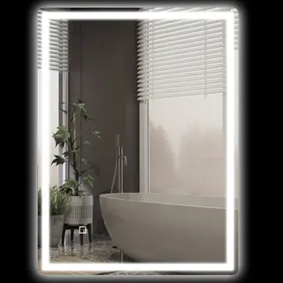 4goodz Led Badkamerspiegel 60x80 Cm - Touchscreen, Anti-condens - Wit