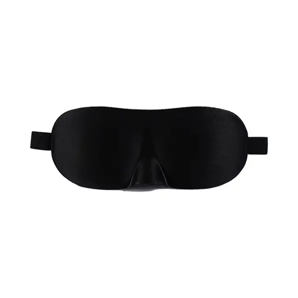 Slaapmasker Zwart| Drukvrij / 3D | Oogmasker Slapen | Reismasker thumbnail