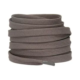 Platte Schoenveters 8mm Polyester GrijsTaupe 120cm