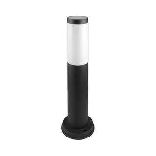 Bes Led Led Tuinverlichting - Staande Buitenlamp - Prixa Malini - Rvs - Mat Zwart - E27 Fitting - Rond - 45cm