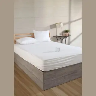De Linde Home Matrasbeschermers - Waterdicht Matrasbeschermer - 160x200 Cm - Wit - Katoen - Molton - Matrasbeschermer - Fitted - Hoeslakenbadstof Rondom Elastiek -