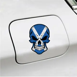 Mc Living Bumpersticker - 15x10 - Schedel Vlag Schotland