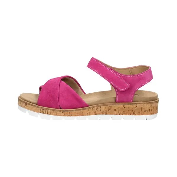 SUB55 Mia 01 Sandalen Plat - Fuchsia - Maat 37 thumbnail