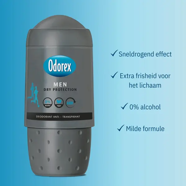 Odorex Deo Roller Men – Dry Protection - 3 X 50 Ml thumbnail