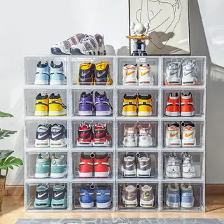 Schoenendoos - Sneakerbox - Shoebox - Schoenenbox - Hat Oranizer - Display Modelauto's - Schoenen - Sneakers - Pumps - Transparant / Make-up /