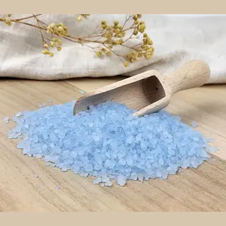 Mijnkadootje Badzout - Lichtblauw - 1 Kg - Badkristallen - Blauw