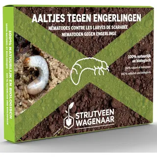 Strijtveen & Wagenaar Aaltjes Tegen Engerlingen 100m² - Biologische Bestrijding – Engerlingen Bestrijden - Afweermiddelen - Meikever - Rozenkever