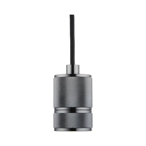 Lighto Pendel Zwart Titanium E27 Fitting - Classic - 1.5m Snoer - Met Plafondkap thumbnail