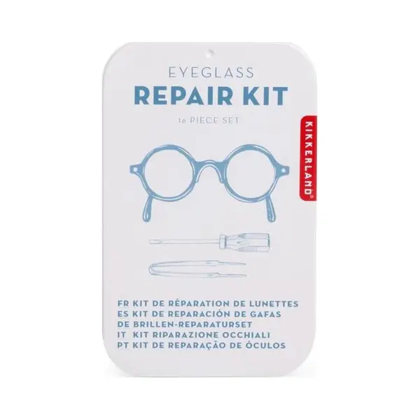 Kikkerland, Bril Accessoires, Reparatieset, Zilver, Zwart thumbnail