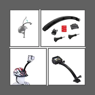 Cosmic Camera360 Helmet Mount Arm Mount Voor Gopro - Unicorn Mount - Like - Helmet Mount 4 Gopro Hero 12 11 10 9 8 7 6 - Helm Mount Voor Gopro Hero - Motor Mount - Ski