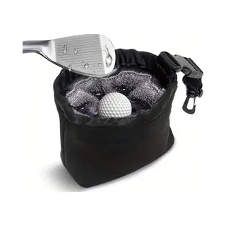 The Online Golfclub GolfClean Pro- De Reinigingstas Voor Clubs En Ballen - Golf Accessoires - Zwart - Cadeau Set