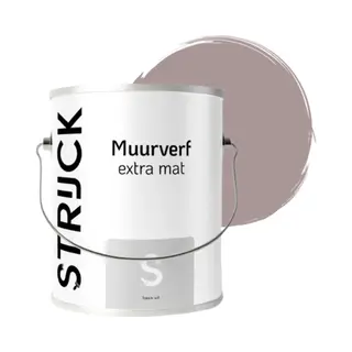 Strijck Muurverf Extramat - Aubergine - 037N-4 - 1 Liter