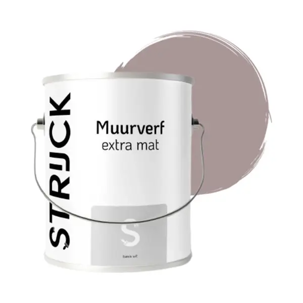Strijck Muurverf Extramat - Aubergine - 037N-4 - 1 Liter thumbnail
