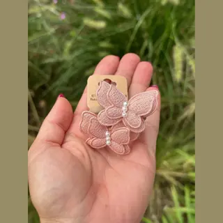 EindelijkLeuk Schattige Haarelastiekjes Vlinder - Vlinder Roze - Haarelastiekjes - Elastiekjes Voor Meisjes - Haaraccessoires - Haaraccessoires Voor Meisjes - Mooie