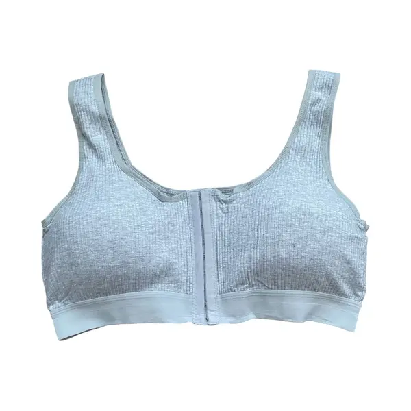 Comfort Bra 30234 - Katoenen Beha Met Voorsluiting 6XL (52) Grijs thumbnail