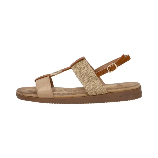 SUB55 Sandalen Plat Sandalen Plat - Beige - Maat 36 thumbnail