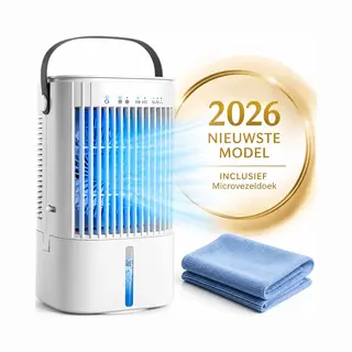 Rovono Mobiele Airco Zonder Afvoer - Mobiele Airco Zonder Slang - Compact En Zuinig - Ideaal Voor Koeling In Slaapkamers Of Kleine Kantoren