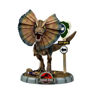 Iron Studios - MiniCo - Jurassic Park - Dilophosaurus Standbeeld 15cm