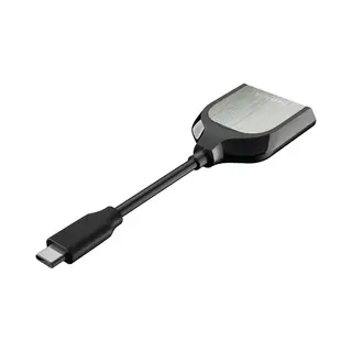 SanDisk Extreme Pro card reader Usb 3.2 Gen 1 (3.1 Gen 1) Type-C Black, Silver
