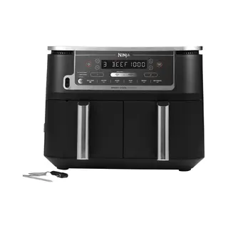 Ninja AF451UK fryer Double 9.5 L Stand-alone 2470 W Hot air fryer Black