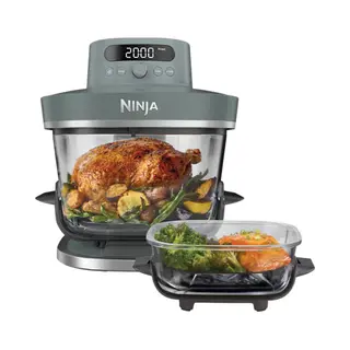Ninja CRISPi Pro 7-in-1 Einzelne Stand-alone 2050 W Heißluftfritteuse Grau, Transparent