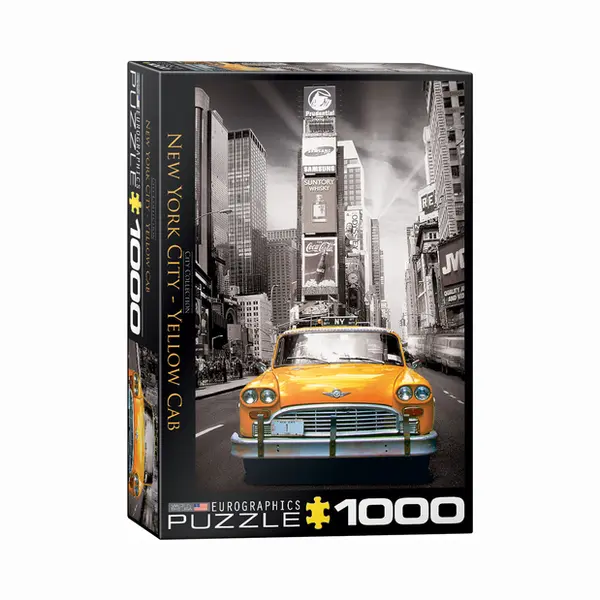 Eurographics New York City Yellow Cab Legpuzzel 1000 stuk(s) Voertuigen thumbnail