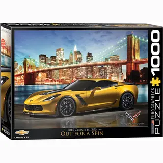 Eurographics Corvette Z06 Out for a Spin 1000pcs Legpuzzel 1000 stuk(s) Voertuigen
