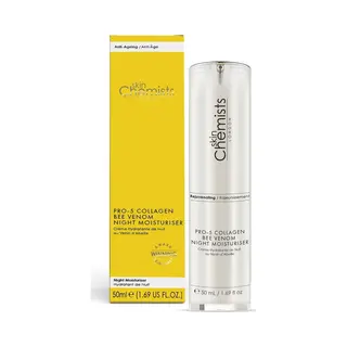 Skinchemists Professional Pro-5 Collagen Bee Venom Night Moisturiser 50Ml In White