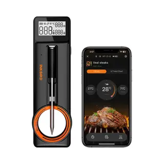 Inkbird Bluetooth Draadloze Vlees Thermometer Nieuw Model 2025 Ultradunne 5 Mm Sonde