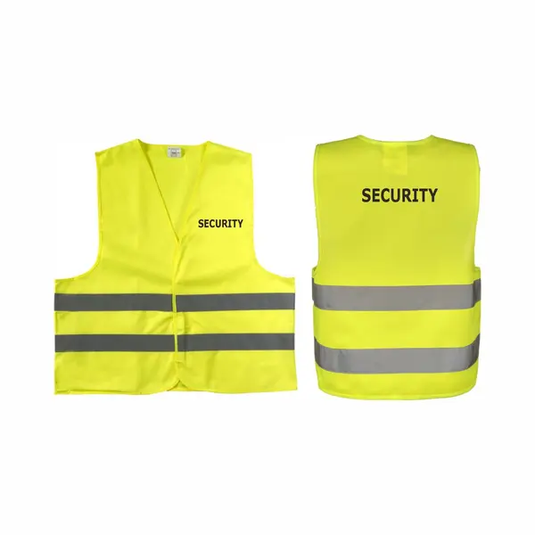 Eizook Veiligheidshesje - Veiligheidsvest - Security - Bedrukt Voor En Achterzijde Geel - En ISO20471 -Specialties By Eizook thumbnail