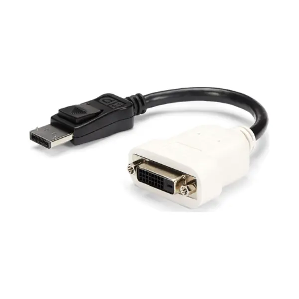 StarTech.com DisplayPort auf Dvi Adapter - DisplayPort zu Dvi-D-Adapter / Videokonverter - 1080p - Dp 1.2 auf Dvi-Monitor / Displaykabel-Adapter Dongle - Dp zu Dvi-Adapter - Verriegelnder Dp-Anschluss thumbnail