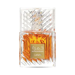 Lattafa Khamrah Eau De Parfum – Aromatische Kruidige Unisexgeur Met Vanille- En Amberhoutnoten – 100 Ml