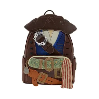 Loungefly Disney, Jack Sparrow Pirates Of The Caribbean Mini Cosplay Backpack - Large For Kids And Adults - Collectible Bags