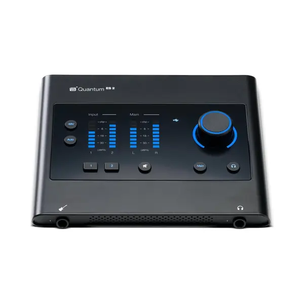 PreSonus Quantum Es 2 Usb-C Audio Interface, 2x2, With Auto Gain, Instrument Input Co-developed With Fender, And 6-Month Studio One+ Membership thumbnail